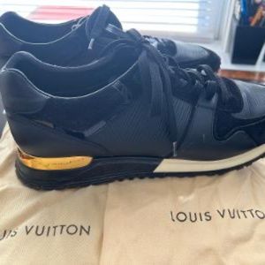 Louis Vuitton Run Away leather trainers